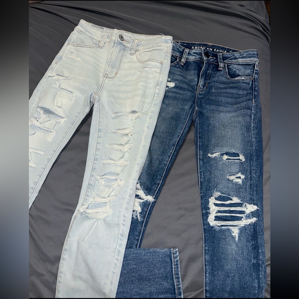 NWOT American Eagle Ripped Jean Bundle / Lot Size 2 Short
